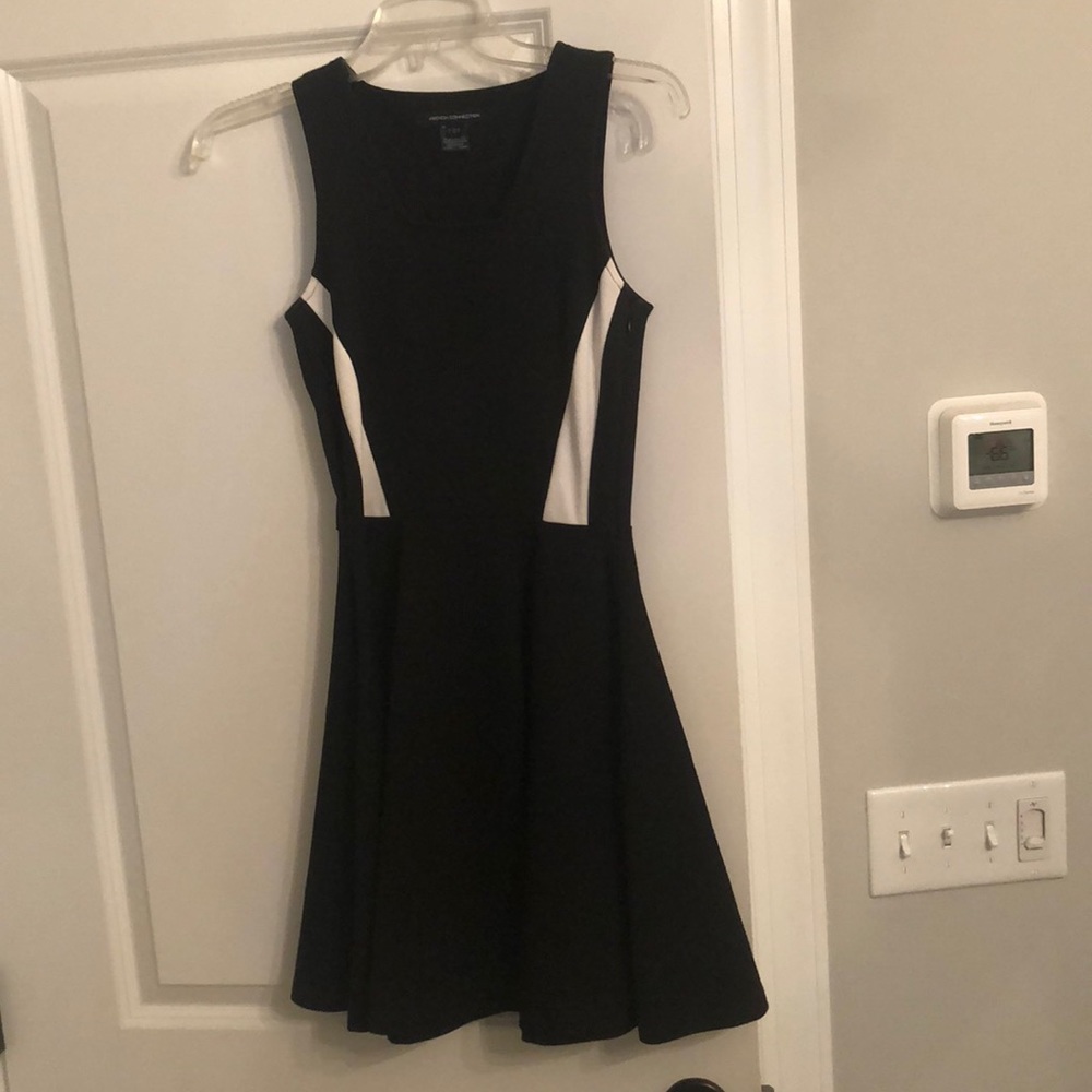 Black and white dress
